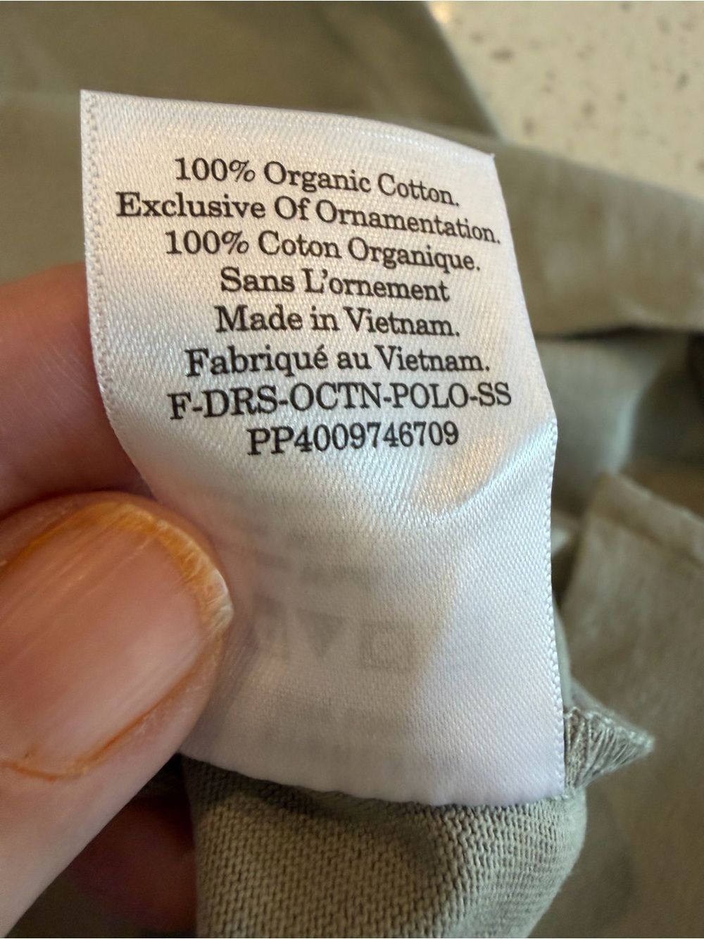 Everlane Organic Cotton Sage Green Polo Short Sleeve Mini Dress M - Picture 6 of 7